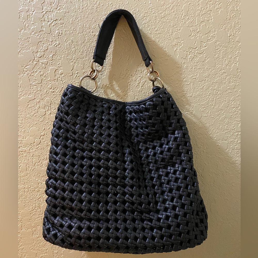 Black hobo style handbag boutique